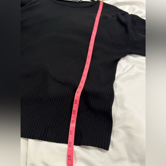 ASOS Maternity Batwing Ribbed Top in Black - Size US 2 - Picture 5 of 9